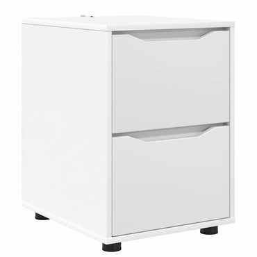 vidaXL Aufbewahrungsschrank Weiß 40 x 48 x 57 cm Holzwerkstoff