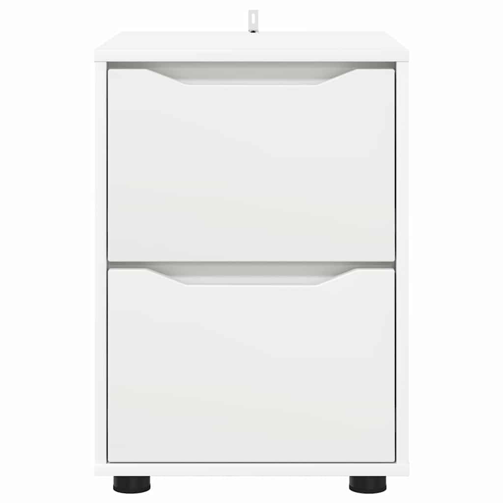 vidaXL Aufbewahrungsschrank Weiß 40 x 48 x 57 cm Holzwerkstoff
