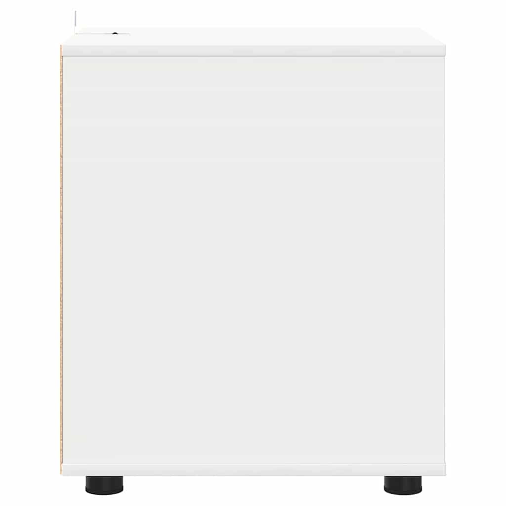vidaXL Aufbewahrungsschrank Weiß 40 x 48 x 57 cm Holzwerkstoff