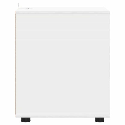 vidaXL Aufbewahrungsschrank Weiß 40 x 48 x 57 cm Holzwerkstoff
