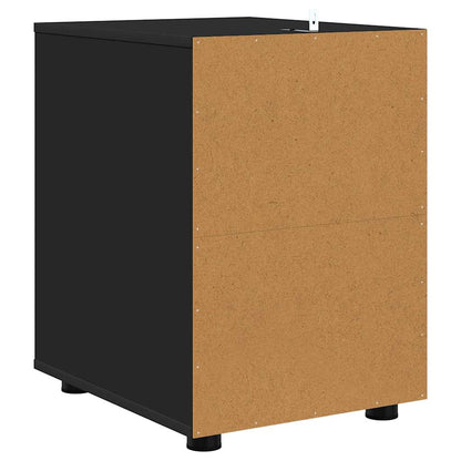 vidaXL Aufbewahrungsschrank Schwarz 40 x 48 x 57 cm Holzwerkstoff