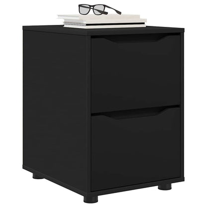 vidaXL Aufbewahrungsschrank Schwarz 40 x 48 x 57 cm Holzwerkstoff