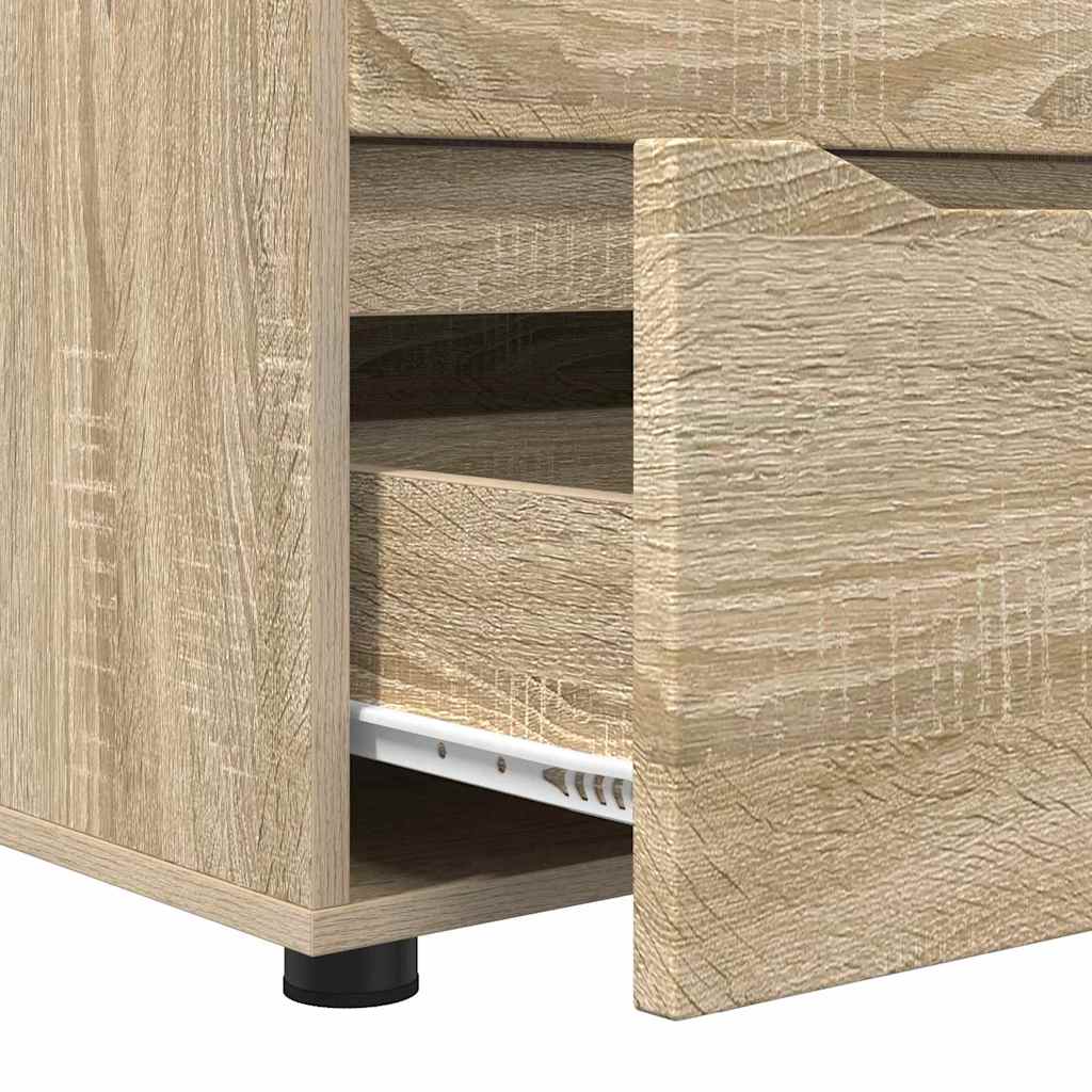 vidaXL Aufbewahrungsschrank Sonoma-Eiche 40 x 48 x 57 cm Holzwerkstoff