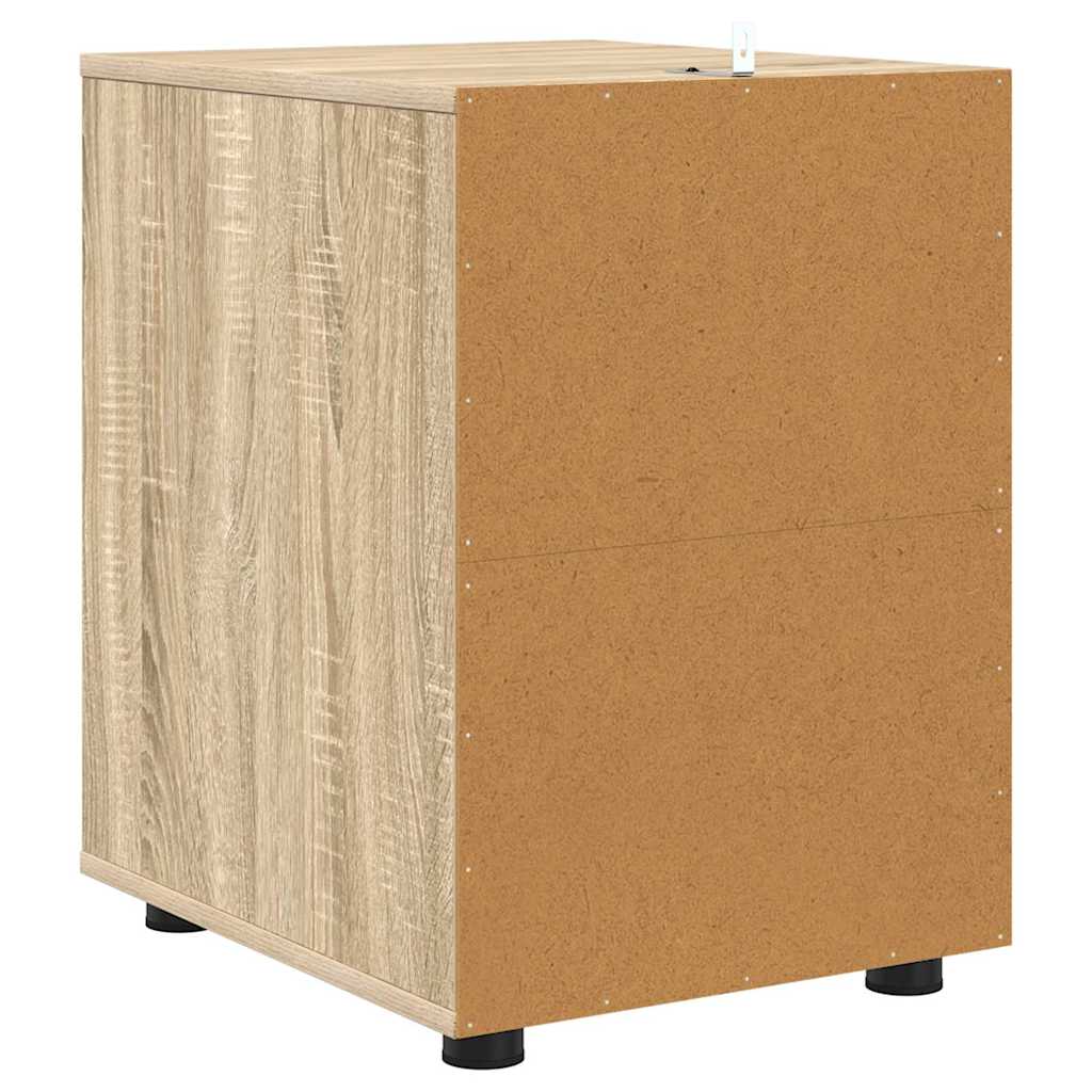 vidaXL Aufbewahrungsschrank Sonoma-Eiche 40 x 48 x 57 cm Holzwerkstoff