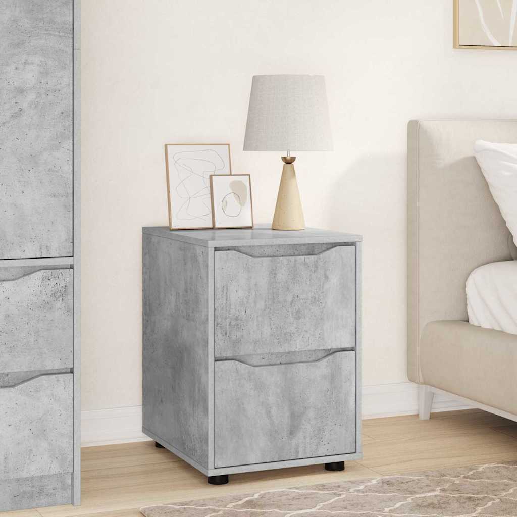 vidaXL Aufbewahrungsschrank Beton Grau 40 x 48 x 57 cm Holzwerkstoff