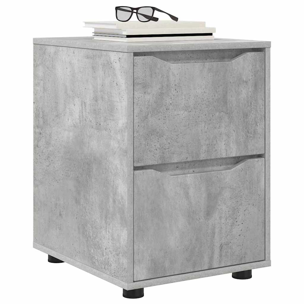 vidaXL Aufbewahrungsschrank Beton Grau 40 x 48 x 57 cm Holzwerkstoff