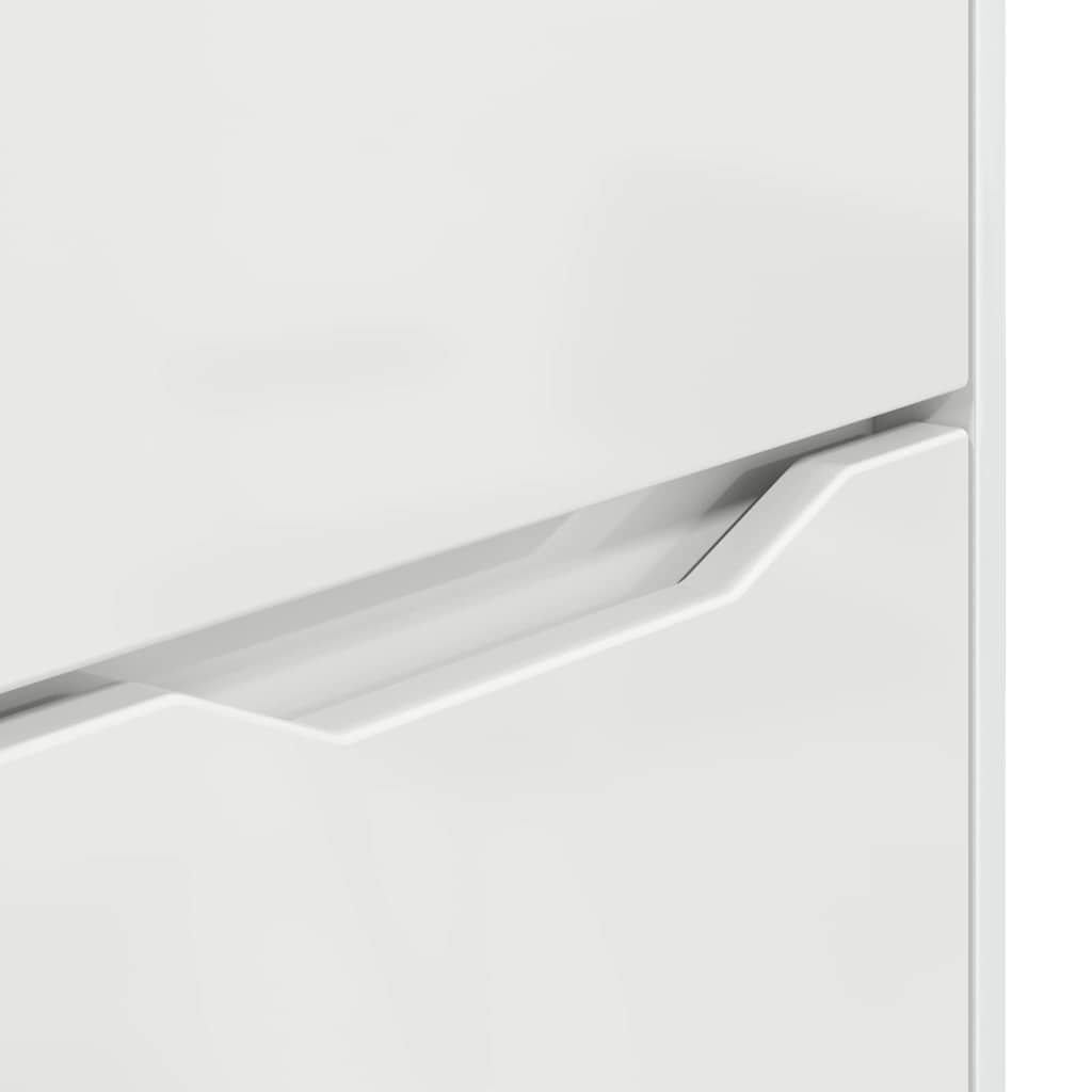 Aufbewahrungsschrank Hochglanz Weiß 40 x 48 x 57 cm