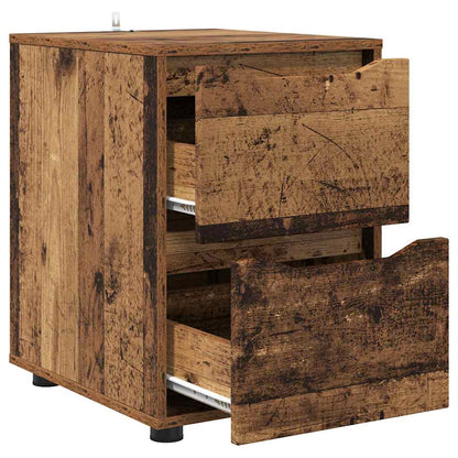 vidaXL Aufbewahrungsschrank Altholz 40 x 48 x 57 cm Holzwerkstoff