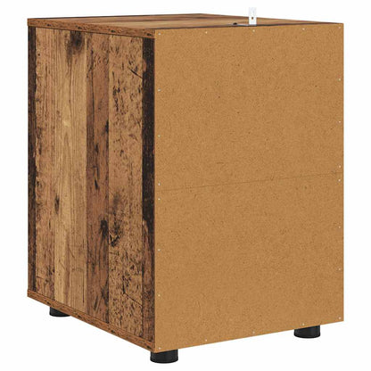 vidaXL Aufbewahrungsschrank Altholz 40 x 48 x 57 cm Holzwerkstoff