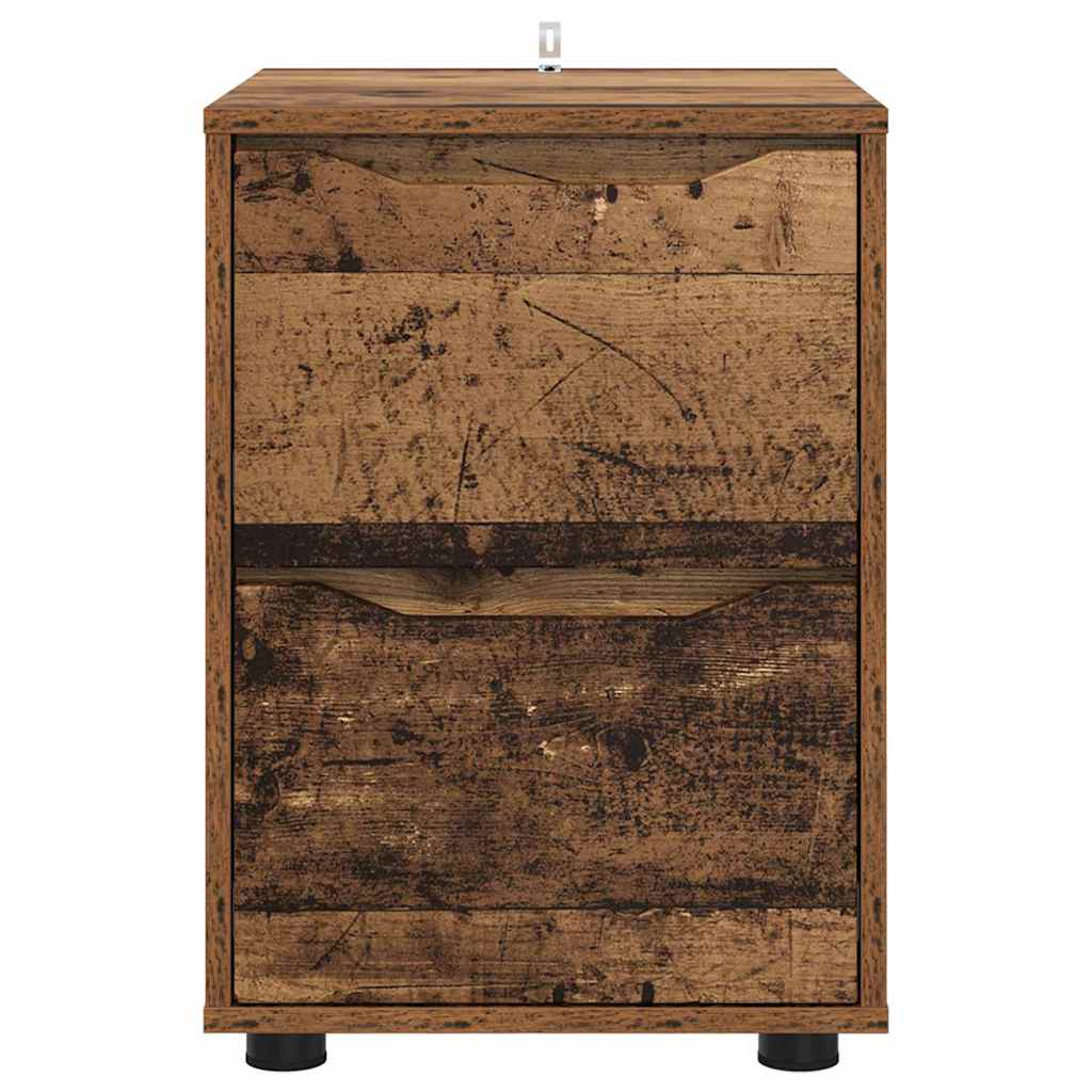 vidaXL Aufbewahrungsschrank Altholz 40 x 48 x 57 cm Holzwerkstoff