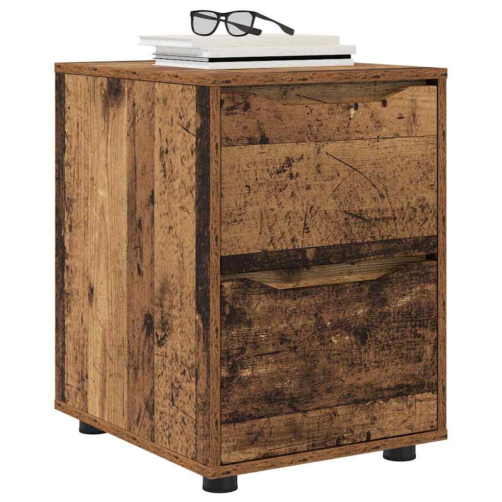 vidaXL Aufbewahrungsschrank Altholz 40 x 48 x 57 cm Holzwerkstoff