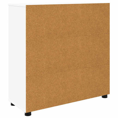 vidaXL Aufbewahrungsschrank Weiß 80 x 31 x 81 cm Holzwerkstoff