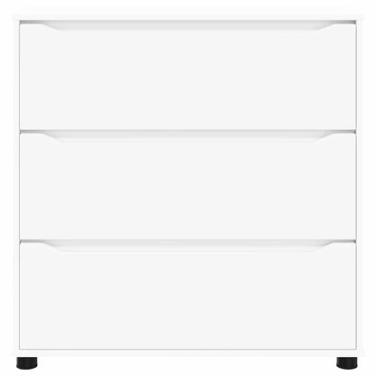 vidaXL Aufbewahrungsschrank Weiß 80 x 31 x 81 cm Holzwerkstoff