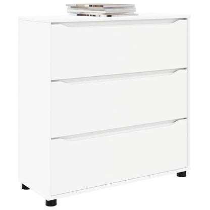 vidaXL Aufbewahrungsschrank Weiß 80 x 31 x 81 cm Holzwerkstoff