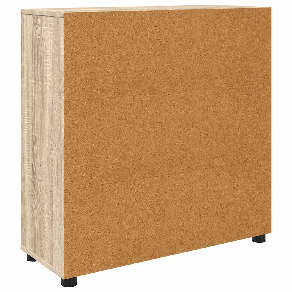 vidaXL Aufbewahrungsschrank Sonoma-Eiche 80 x 31 x 81 cm Holzwerkstoff