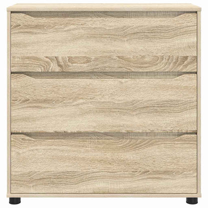 vidaXL Aufbewahrungsschrank Sonoma-Eiche 80 x 31 x 81 cm Holzwerkstoff