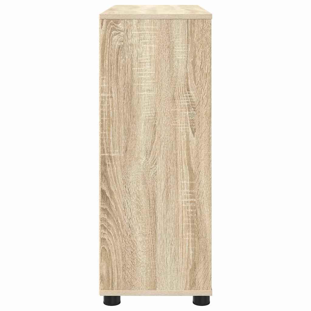 vidaXL Aufbewahrungsschrank Sonoma-Eiche 80 x 31 x 81 cm Holzwerkstoff