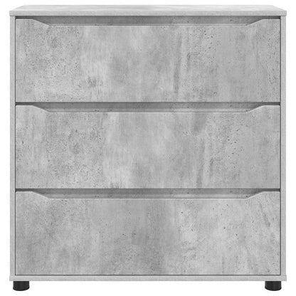 vidaXL Aufbewahrungsschrank Beton Grau 80 x 31 x 81 cm Holzwerkstoff