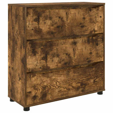 vidaXL Aufbewahrungsschrank Geräucherte Eiche 80 x 31 x 81 cm