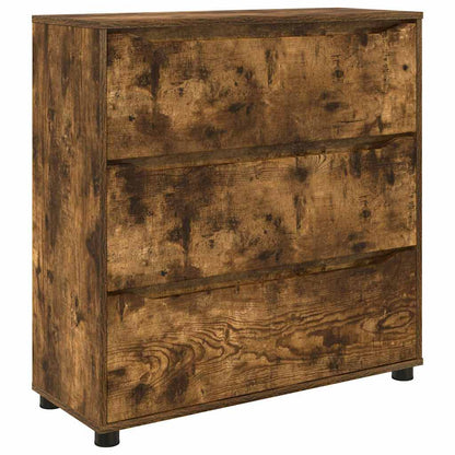 vidaXL Aufbewahrungsschrank Geräucherte Eiche 80 x 31 x 81 cm