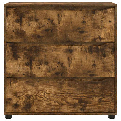 vidaXL Aufbewahrungsschrank Geräucherte Eiche 80 x 31 x 81 cm