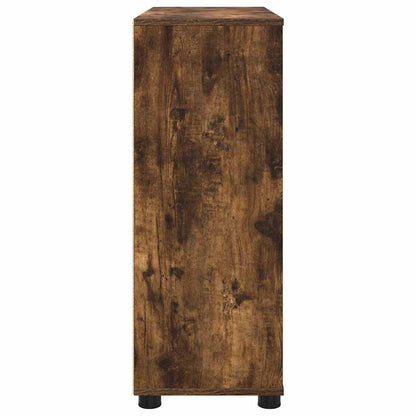 vidaXL Aufbewahrungsschrank Geräucherte Eiche 80 x 31 x 81 cm