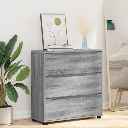 vidaXL Aufbewahrungsschrank Graues Sonoma 80 x 31 x 81 cm