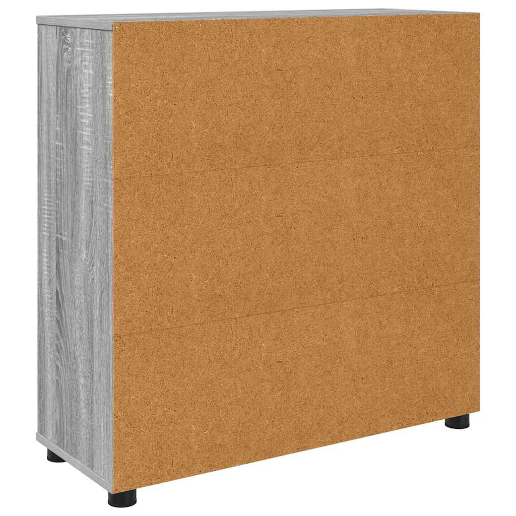 vidaXL Aufbewahrungsschrank Graues Sonoma 80 x 31 x 81 cm