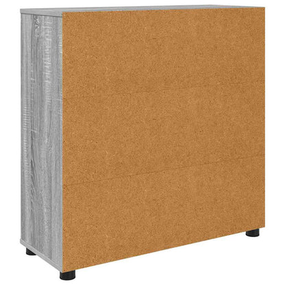 vidaXL Aufbewahrungsschrank Graues Sonoma 80 x 31 x 81 cm