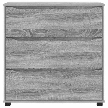 vidaXL Aufbewahrungsschrank Graues Sonoma 80 x 31 x 81 cm