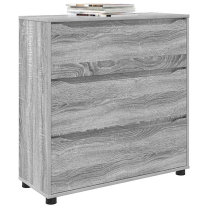 vidaXL Aufbewahrungsschrank Graues Sonoma 80 x 31 x 81 cm