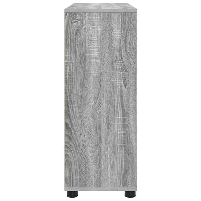 vidaXL Aufbewahrungsschrank Graues Sonoma 80 x 31 x 81 cm