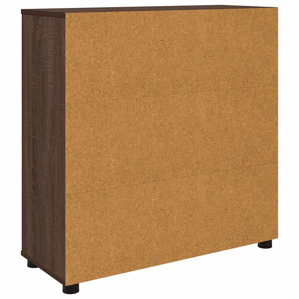 vidaXL Aufbewahrungsschrank Braun Eichen-Optik 80 x 31 x 81 cm