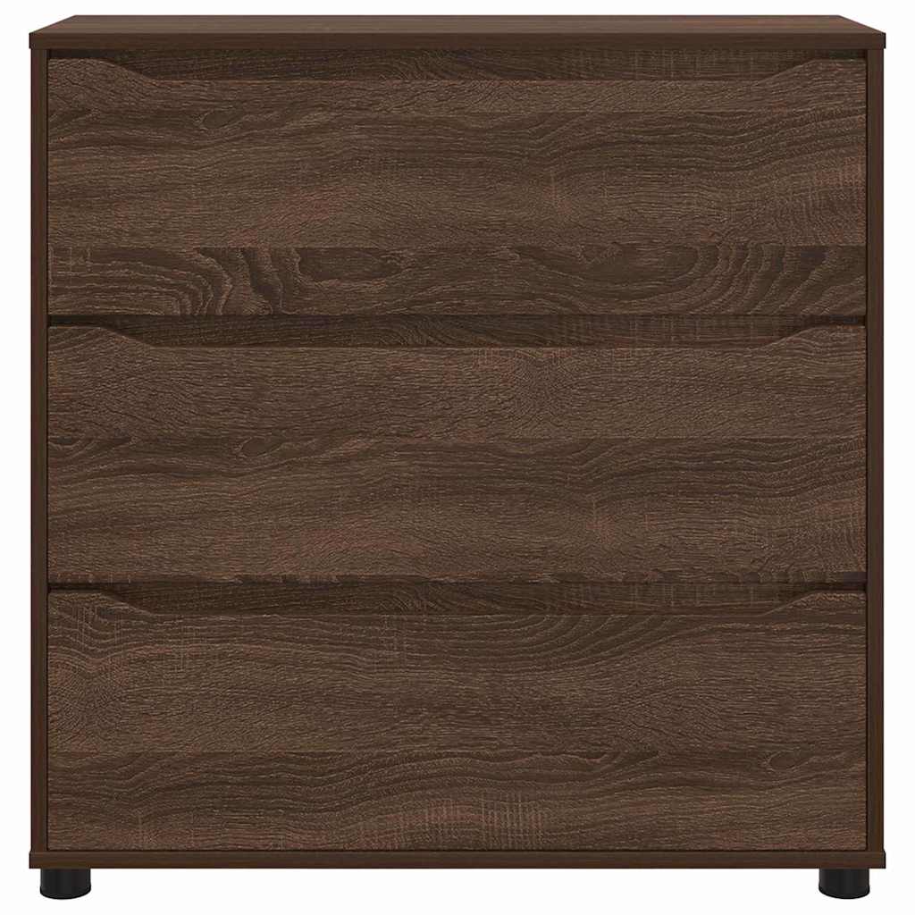 vidaXL Aufbewahrungsschrank Braun Eichen-Optik 80 x 31 x 81 cm