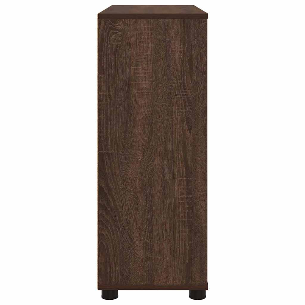 vidaXL Aufbewahrungsschrank Braun Eichen-Optik 80 x 31 x 81 cm