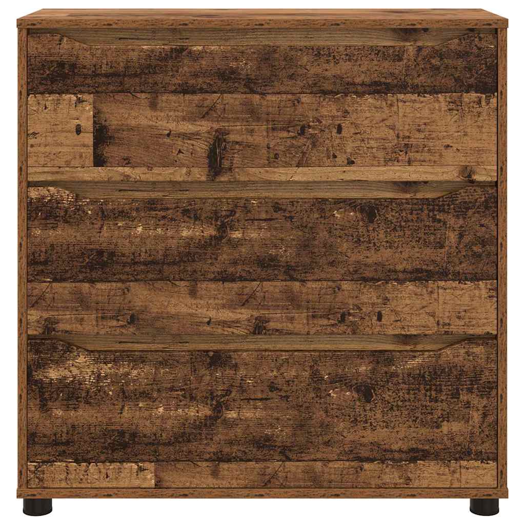 vidaXL Aufbewahrungsschrank Altholz 80 x 31 x 81 cm Holzwerkstoff