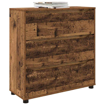 vidaXL Aufbewahrungsschrank Altholz 80 x 31 x 81 cm Holzwerkstoff