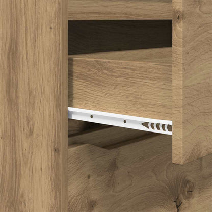 vidaXL Aufbewahrungsschrank Artisan-Eiche 80 x 31 x 81 cm