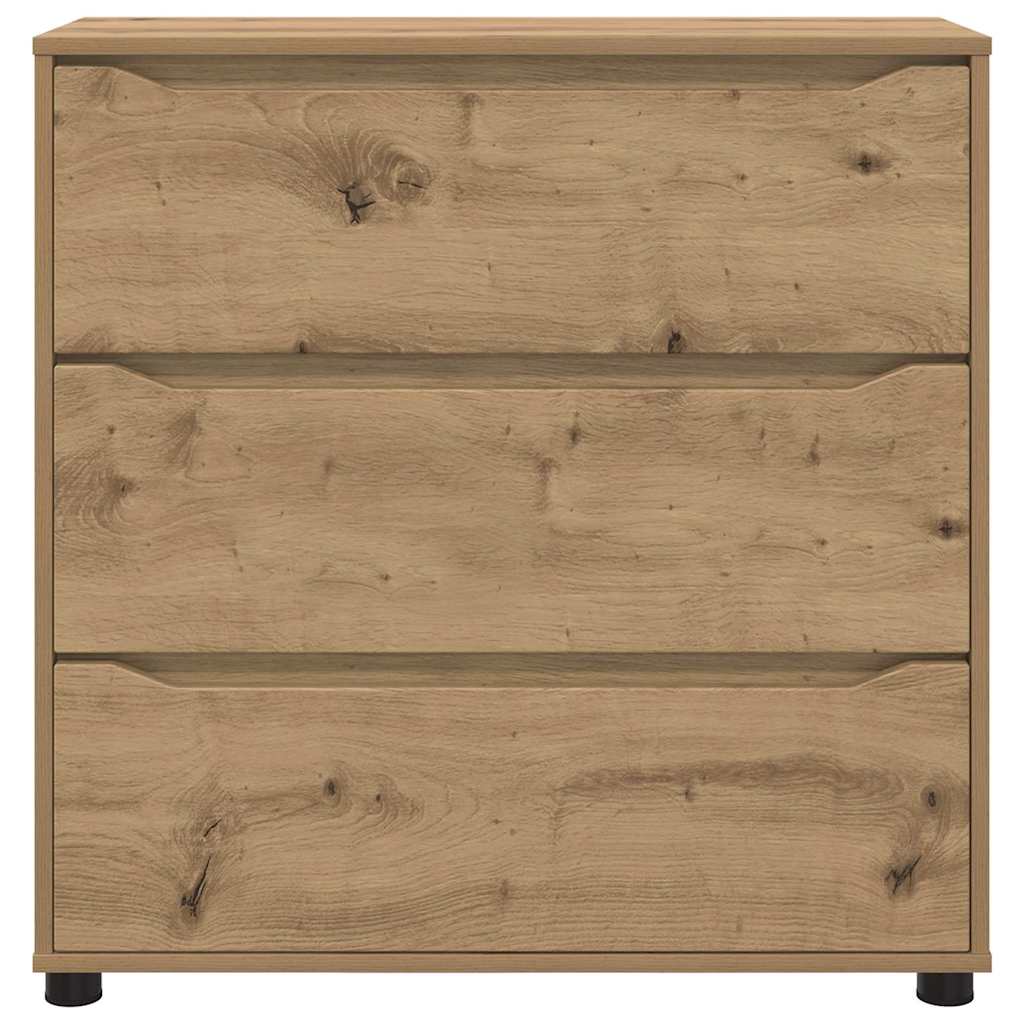 vidaXL Aufbewahrungsschrank Artisan-Eiche 80 x 31 x 81 cm