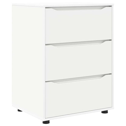 vidaXL Aufbewahrungsschrank Weiß 60 x 48 x 81 cm Holzwerkstoff