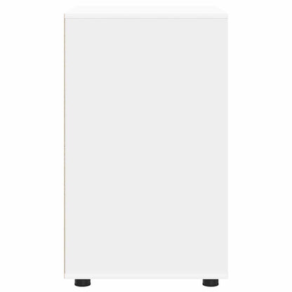 vidaXL Aufbewahrungsschrank Weiß 60 x 48 x 81 cm Holzwerkstoff