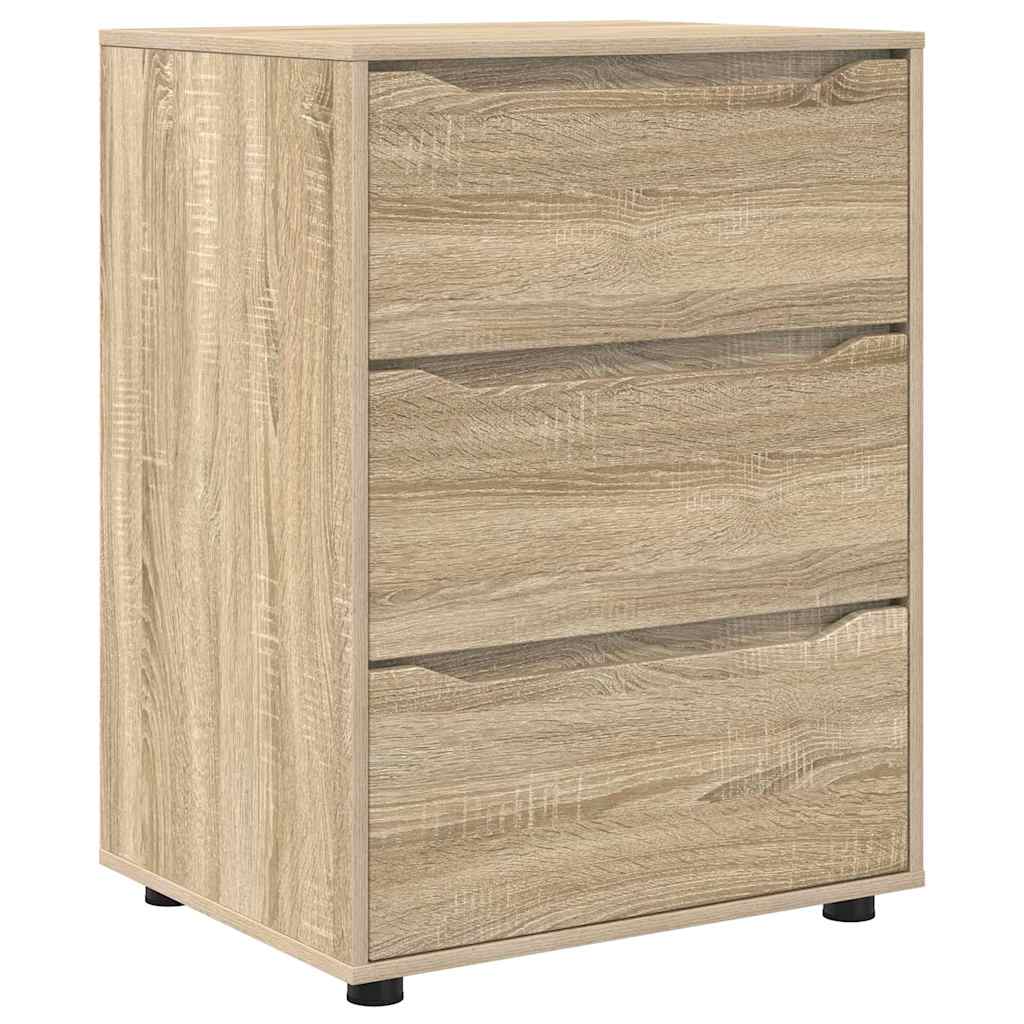 vidaXL Aufbewahrungsschrank Sonoma-Eiche 60 x 48 x 81 cm Holzwerkstoff