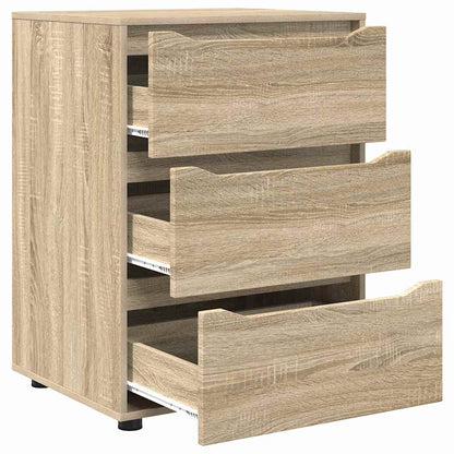 vidaXL Aufbewahrungsschrank Sonoma-Eiche 60 x 48 x 81 cm Holzwerkstoff