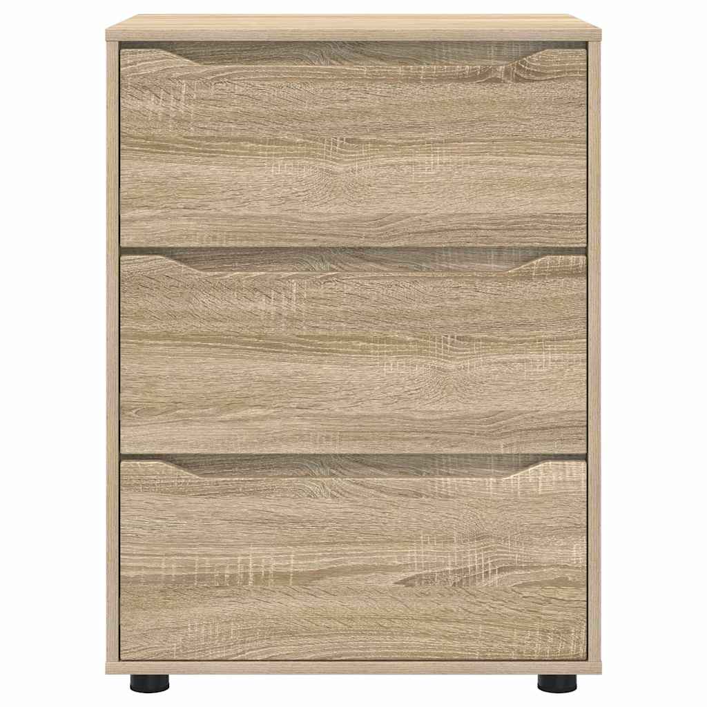 vidaXL Aufbewahrungsschrank Sonoma-Eiche 60 x 48 x 81 cm Holzwerkstoff