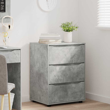 vidaXL Aufbewahrungsschrank Beton Grau 60 x 48 x 81 cm Holzwerkstoff