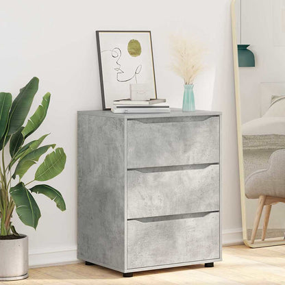 vidaXL Aufbewahrungsschrank Beton Grau 60 x 48 x 81 cm Holzwerkstoff