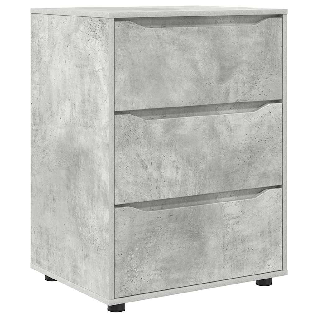 vidaXL Aufbewahrungsschrank Beton Grau 60 x 48 x 81 cm Holzwerkstoff