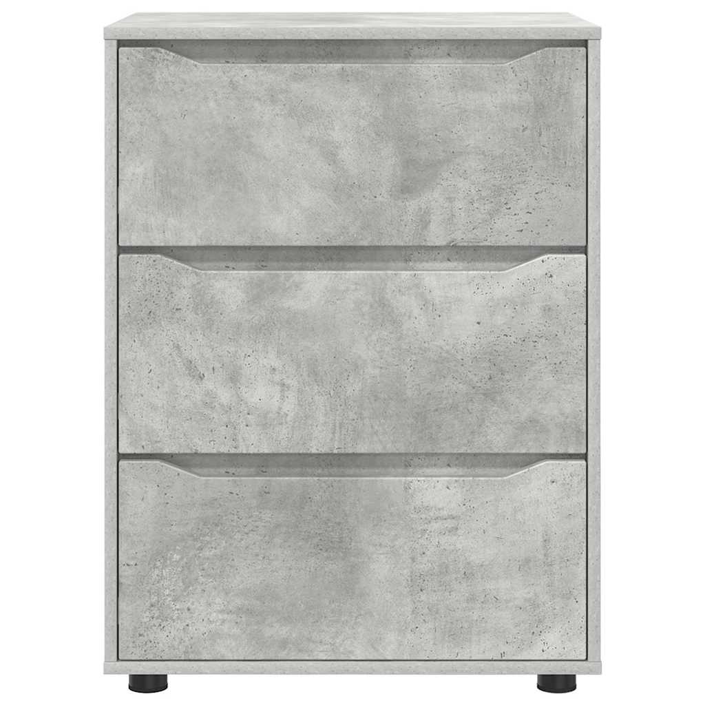 vidaXL Aufbewahrungsschrank Beton Grau 60 x 48 x 81 cm Holzwerkstoff
