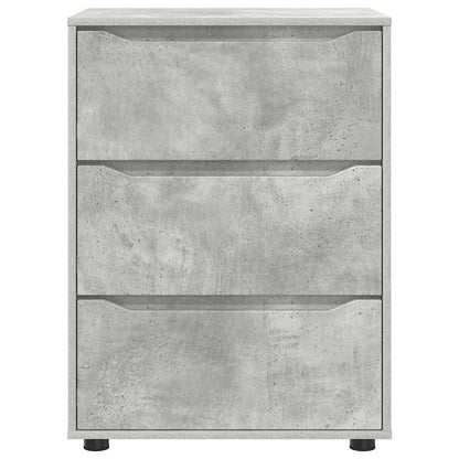 vidaXL Aufbewahrungsschrank Beton Grau 60 x 48 x 81 cm Holzwerkstoff