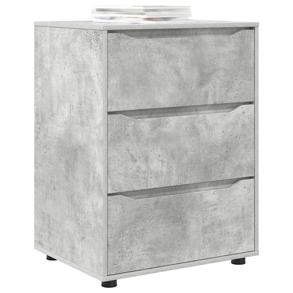 vidaXL Aufbewahrungsschrank Beton Grau 60 x 48 x 81 cm Holzwerkstoff